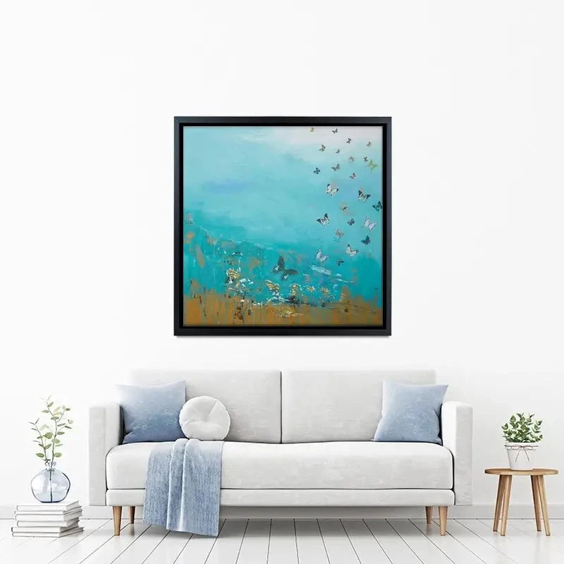 Golden Threads Canvas Print Golden Threads Canvas Print wall art product Laure Bury