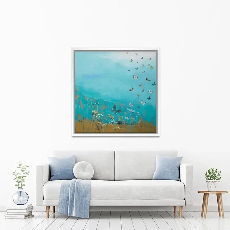 Golden Threads Canvas Print Golden Threads Canvas Print wall art product Laure Bury