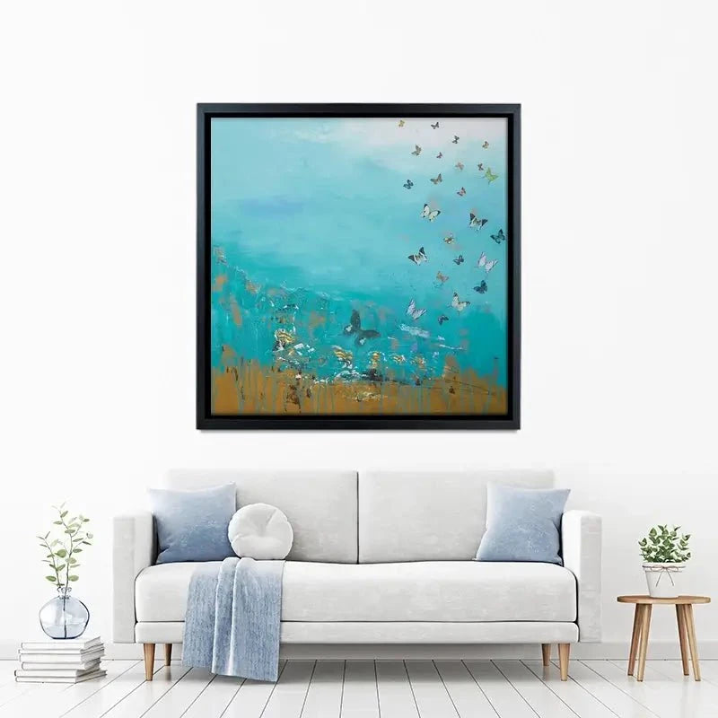 Golden Threads Canvas Print Golden Threads Canvas Print wall art product Laure Bury