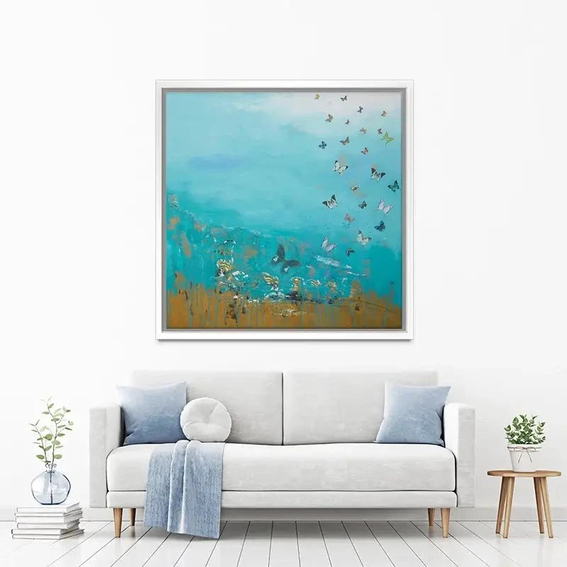 Golden Threads Canvas Print Golden Threads Canvas Print wall art product Laure Bury