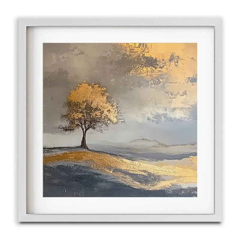 Golden Tree Framed Art Print Golden Tree Framed Art Print wall art product David Alexander Elder