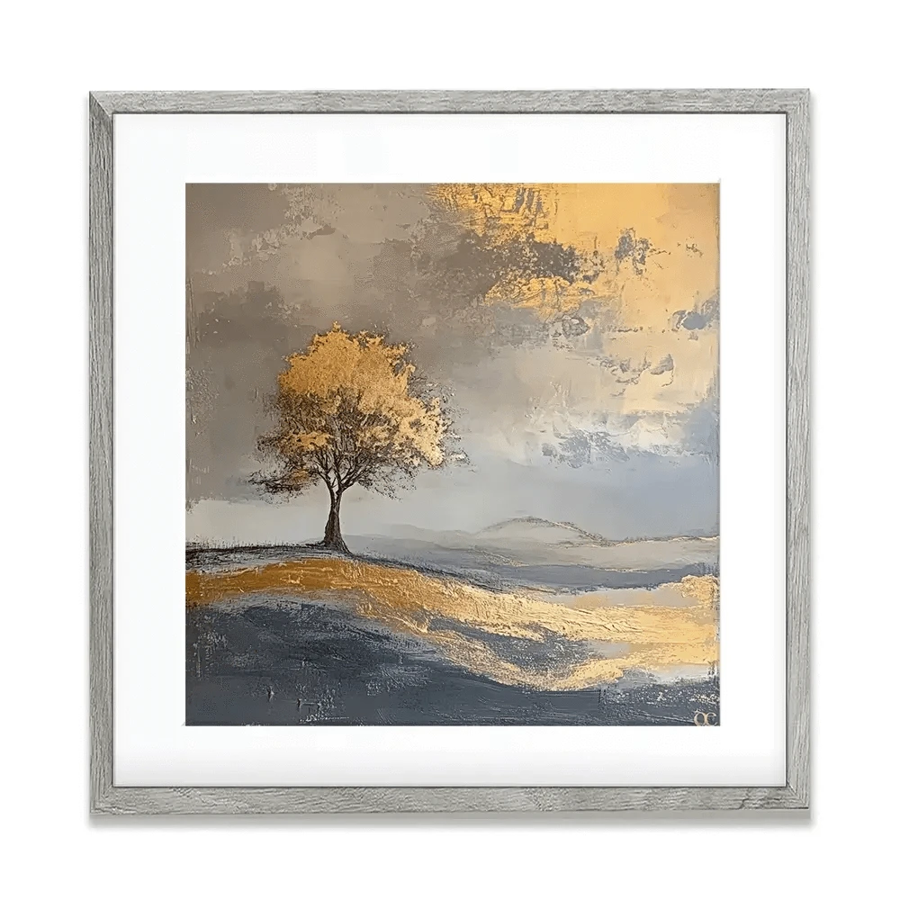 Golden Tree Framed Art Print Golden Tree Framed Art Print wall art product David Alexander Elder