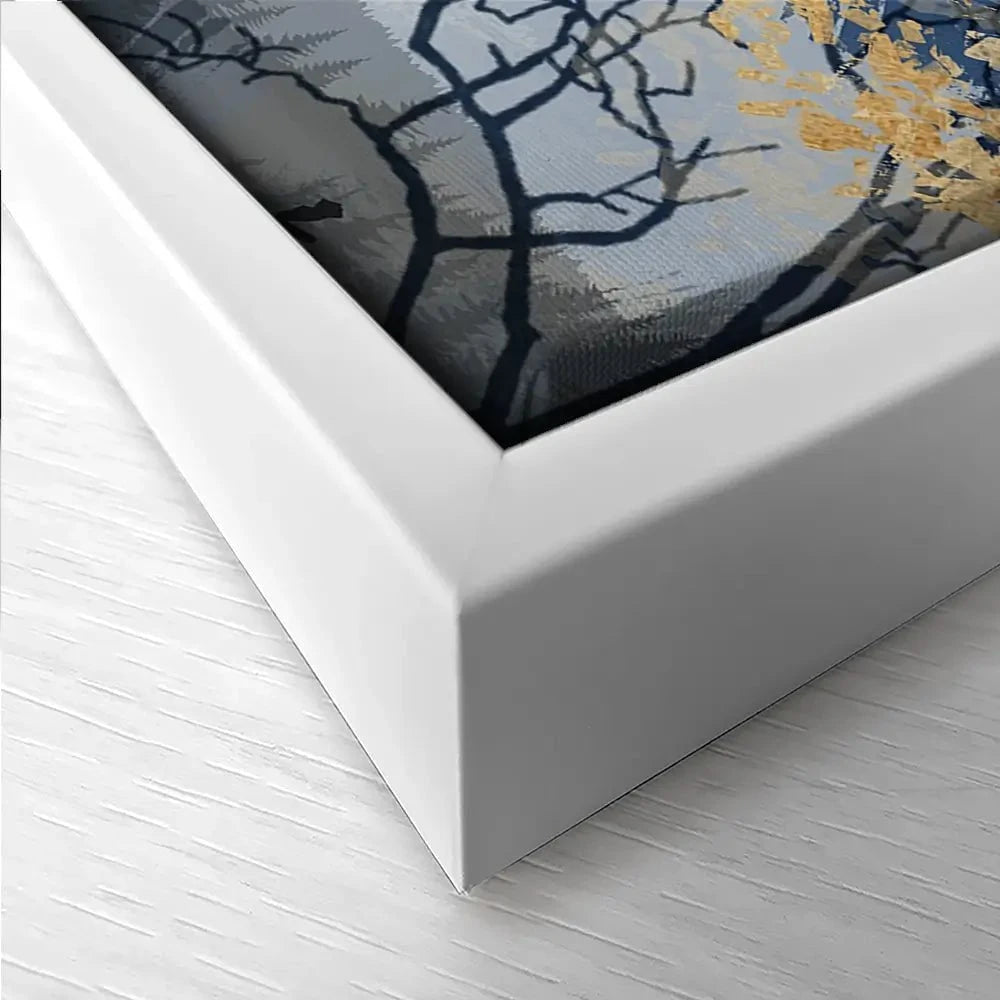 Golden Trees Trio Canvas Print Golden Trees Trio Canvas Print wall art product FLOWER 3D / Shutterstock