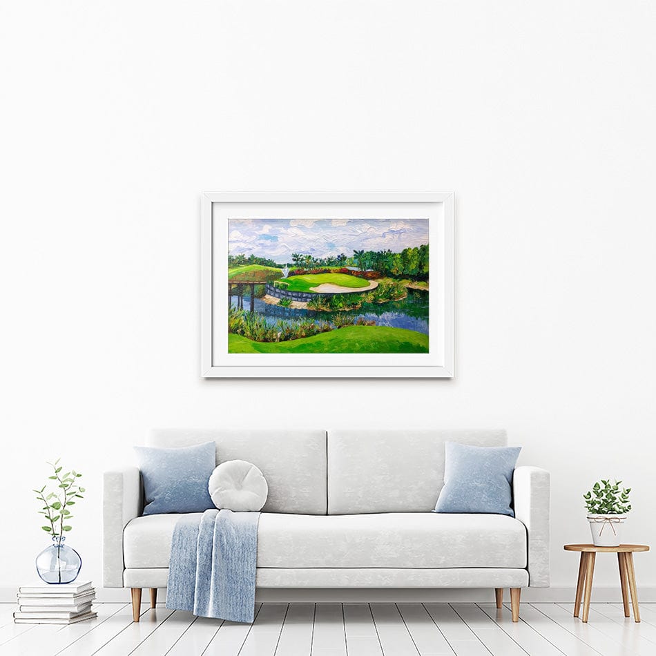 Golf Framed Art Print wall art product Olga Tkachyk