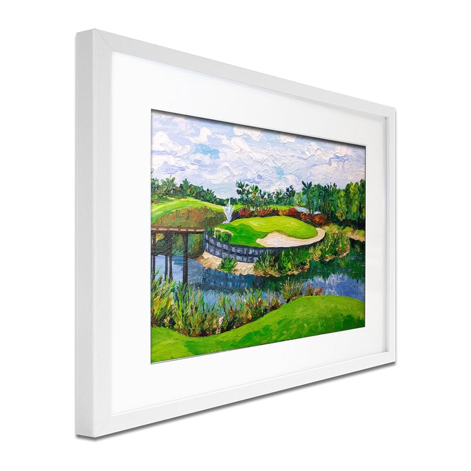 Golf Framed Art Print wall art product Olga Tkachyk