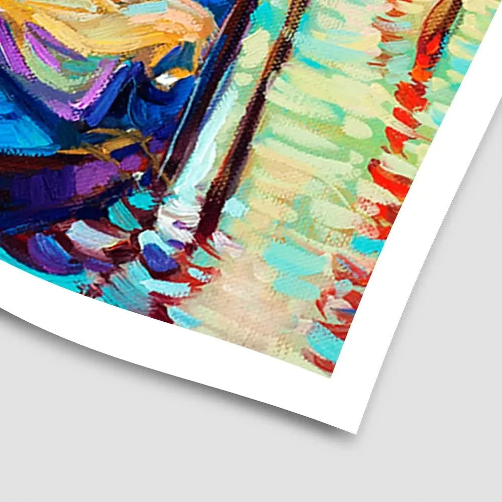 Gondolas Art Print Gondolas Art Print wall art product Boyan Dimitrov / Shutterstock