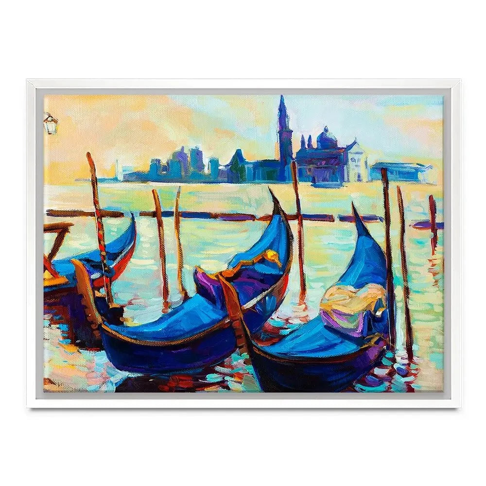 Gondolas Canvas Print Gondolas Canvas Print wall art product Boyan Dimitrov / Shutterstock