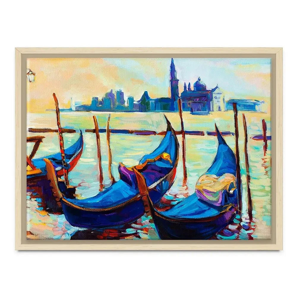 Gondolas Canvas Print Gondolas Canvas Print wall art product Boyan Dimitrov / Shutterstock