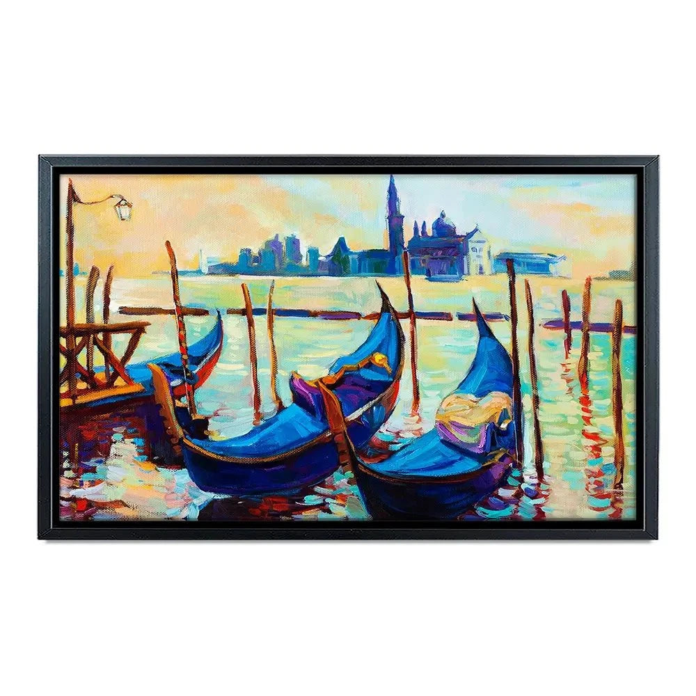 Gondolas Canvas Print Gondolas Canvas Print wall art product Boyan Dimitrov / Shutterstock