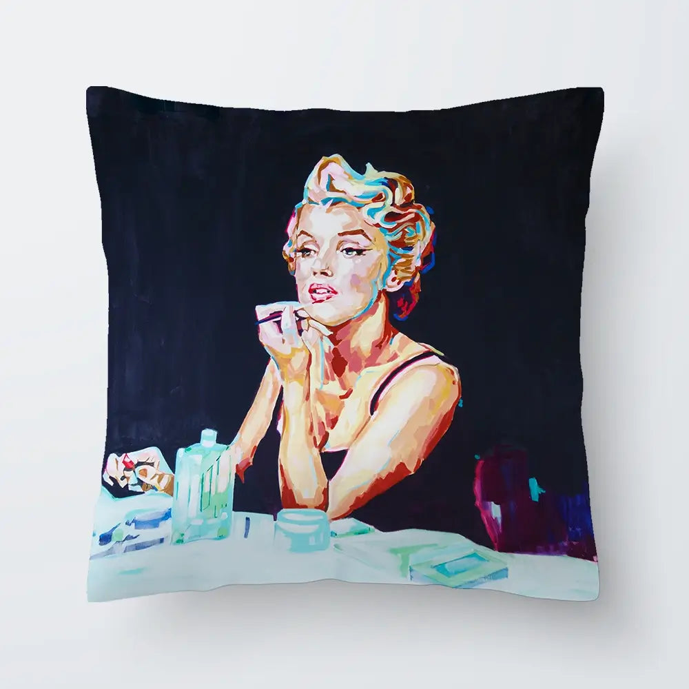 Goodbye Norma Jean Cushion Goodbye Norma Jean Cushion wall art product Juliet Stockton