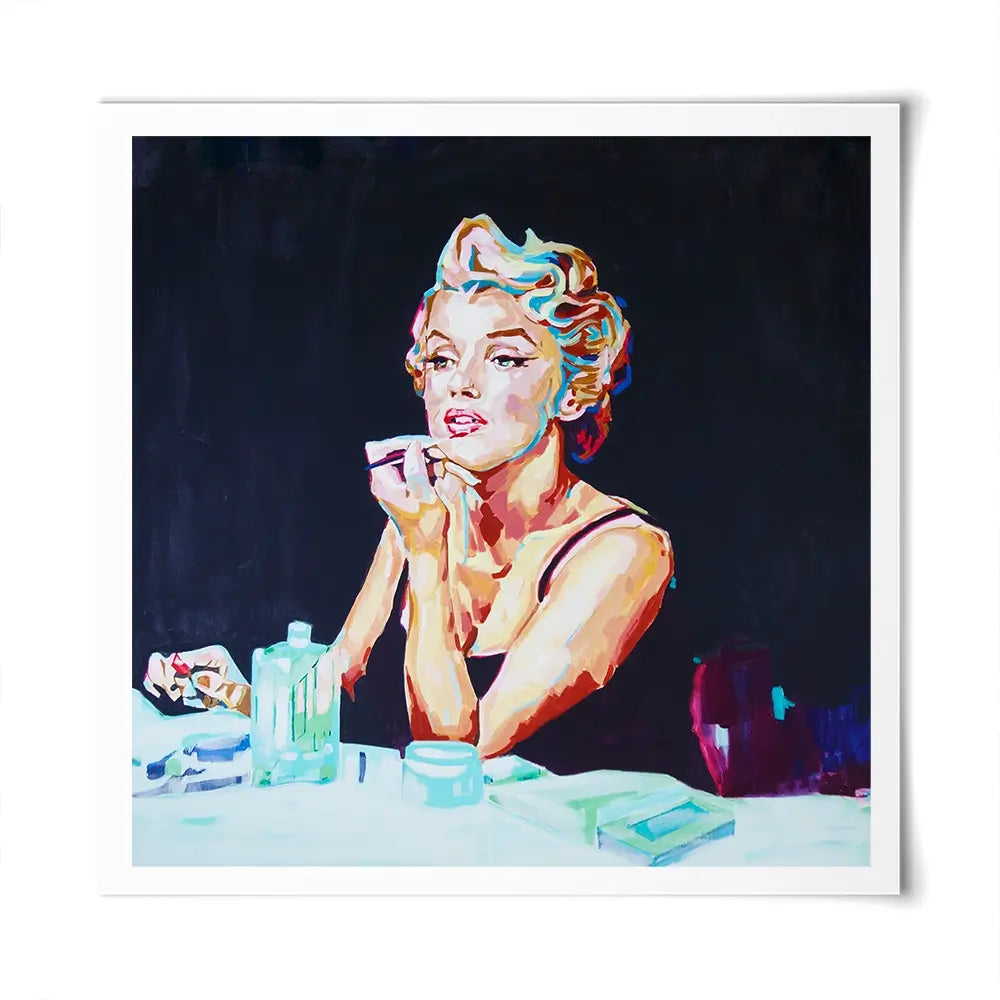 Goodbye Norma Jean Square Art Print Goodbye Norma Jean Square Art Print wall art product Juliet Stockton