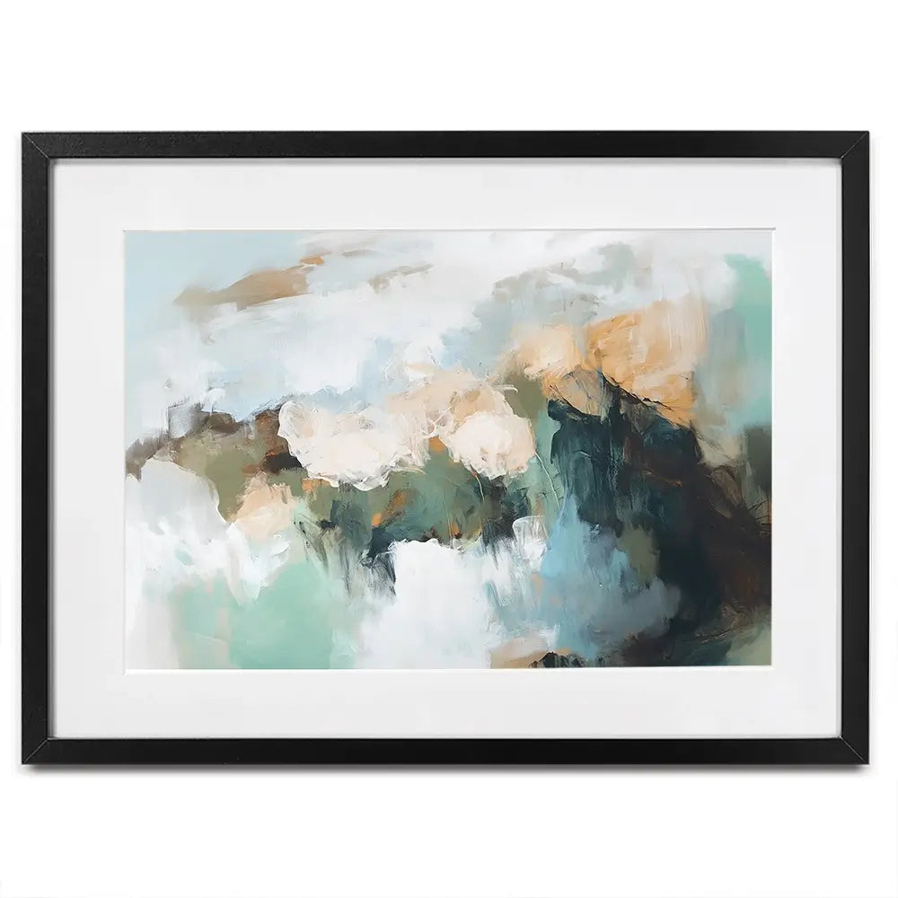 Green Beautiful Abstract Framed Art Print Green Beautiful Abstract Framed Art Print wall art product Sisi And Seb - Independent