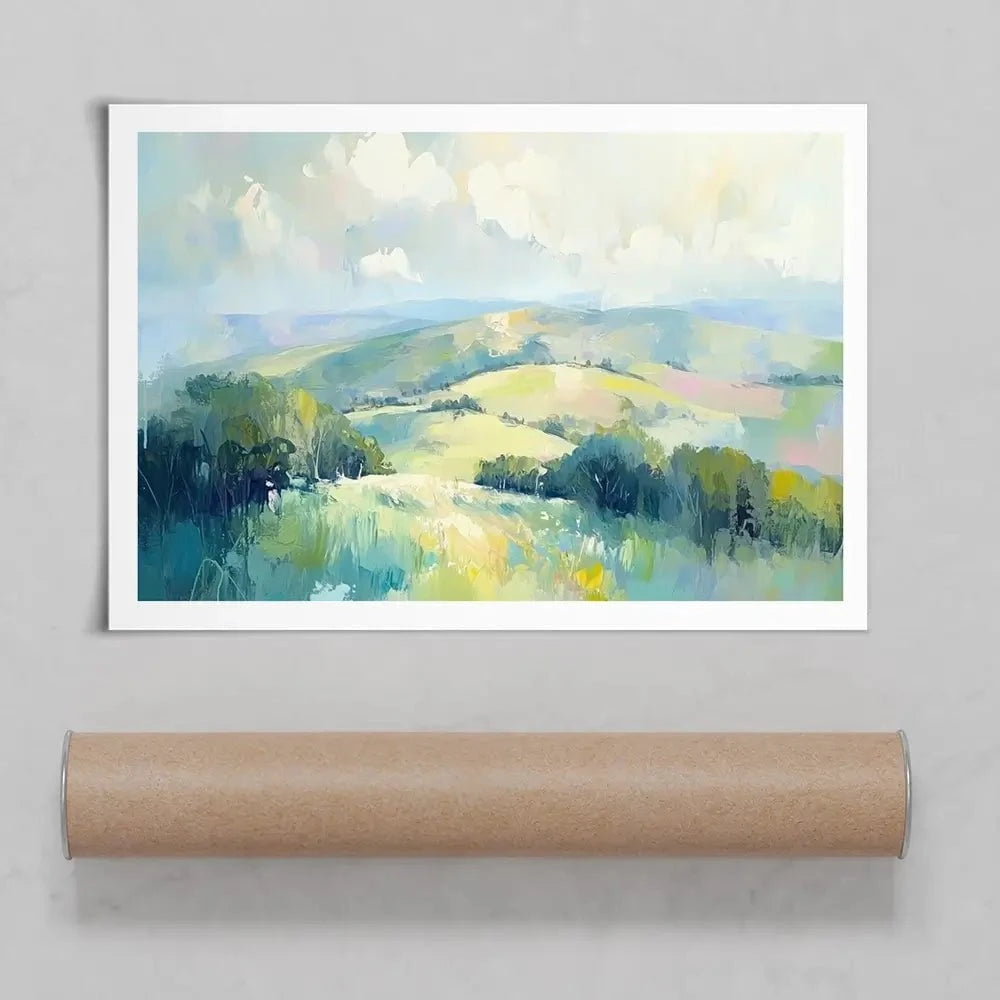 Green Hills Art Print Green Hills Art Print wall art product Tanya Ocean