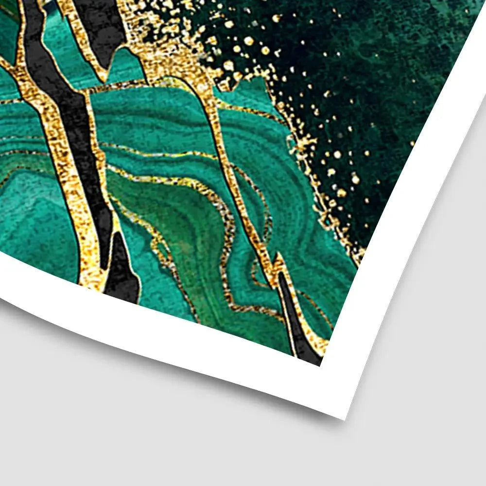 Green Malachite Marble Art Print Green Malachite Marble Art Print wall art product wacomka / Shutterstock