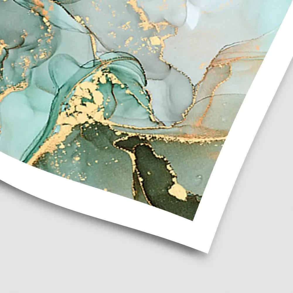 Green Marble Tones Art Print Green Marble Tones Art Print wall art product djero.adlibeshe yahoo.com / Shutterstock