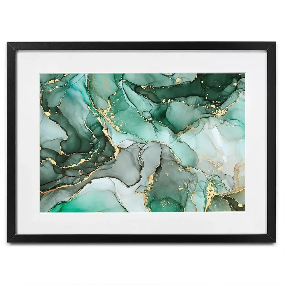 Green Marble Tones Framed Art Print Green Marble Tones Framed Art Print wall art product djero.adlibeshe yahoo.com / Shutterstock