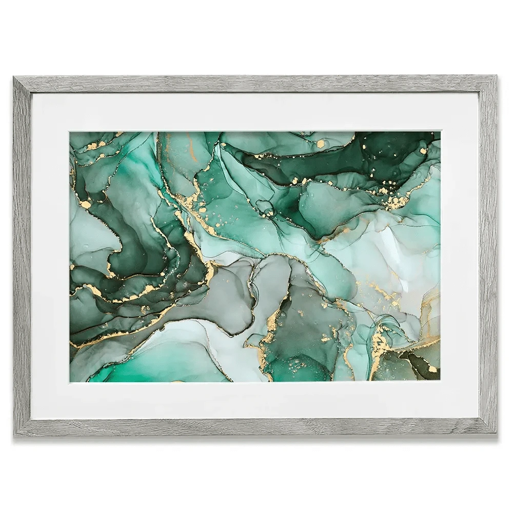 Green Marble Tones Framed Art Print Green Marble Tones Framed Art Print wall art product djero.adlibeshe yahoo.com / Shutterstock