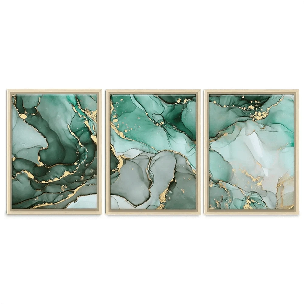 Green Marble Tones Trio Canvas Print Green Marble Tones Trio Canvas Print wall art product djero.adlibeshe yahoo.com / Shutterstock