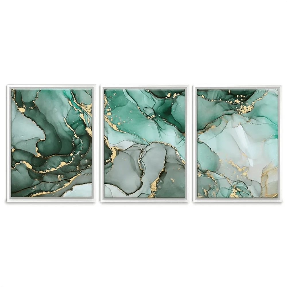 Green Marble Tones Trio Canvas Print Green Marble Tones Trio Canvas Print wall art product djero.adlibeshe yahoo.com / Shutterstock