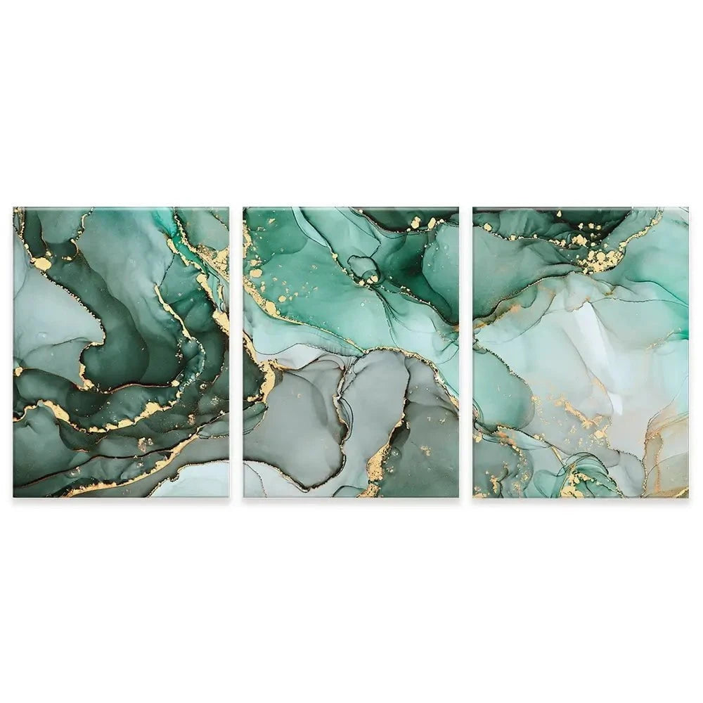 Green Marble Tones Trio Canvas Print Green Marble Tones Trio Canvas Print wall art product djero.adlibeshe yahoo.com / Shutterstock