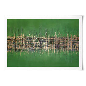 Green Meets Gold Art Print Green Meets Gold Art Print wall art product Maria Moretti