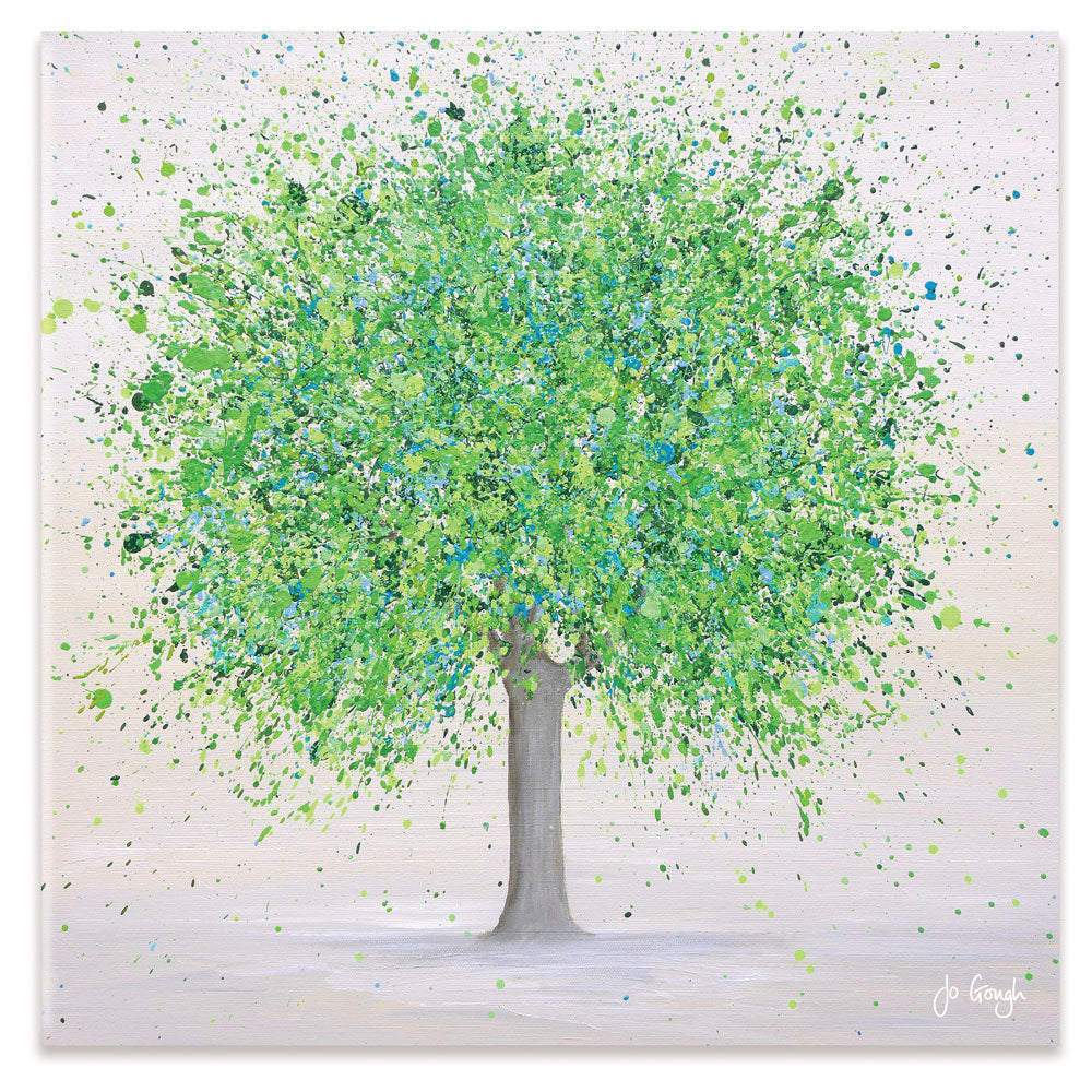 Green Summer Love Canvas Print Green Summer Love Canvas Print wall art product Jo Gough