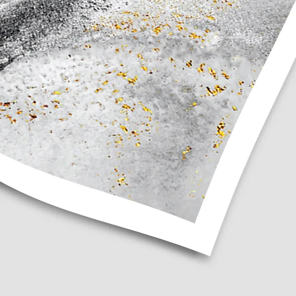 Grey And White Marble Art Print Grey And White Marble Art Print wall art product CARACOLLA / Shutterstock