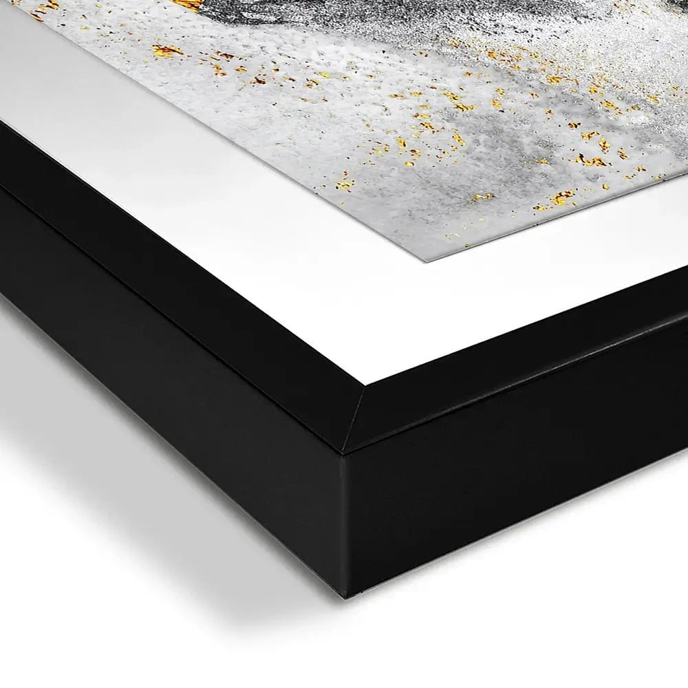 Grey And White Marble Framed Art Print Grey And White Marble Framed Art Print wall art product CARACOLLA / Shutterstock