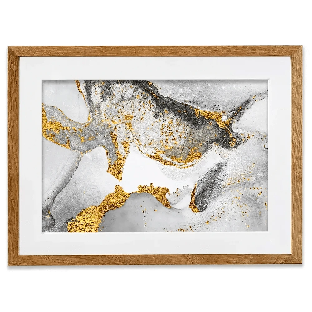 Grey And White Marble Framed Art Print Grey And White Marble Framed Art Print wall art product CARACOLLA / Shutterstock