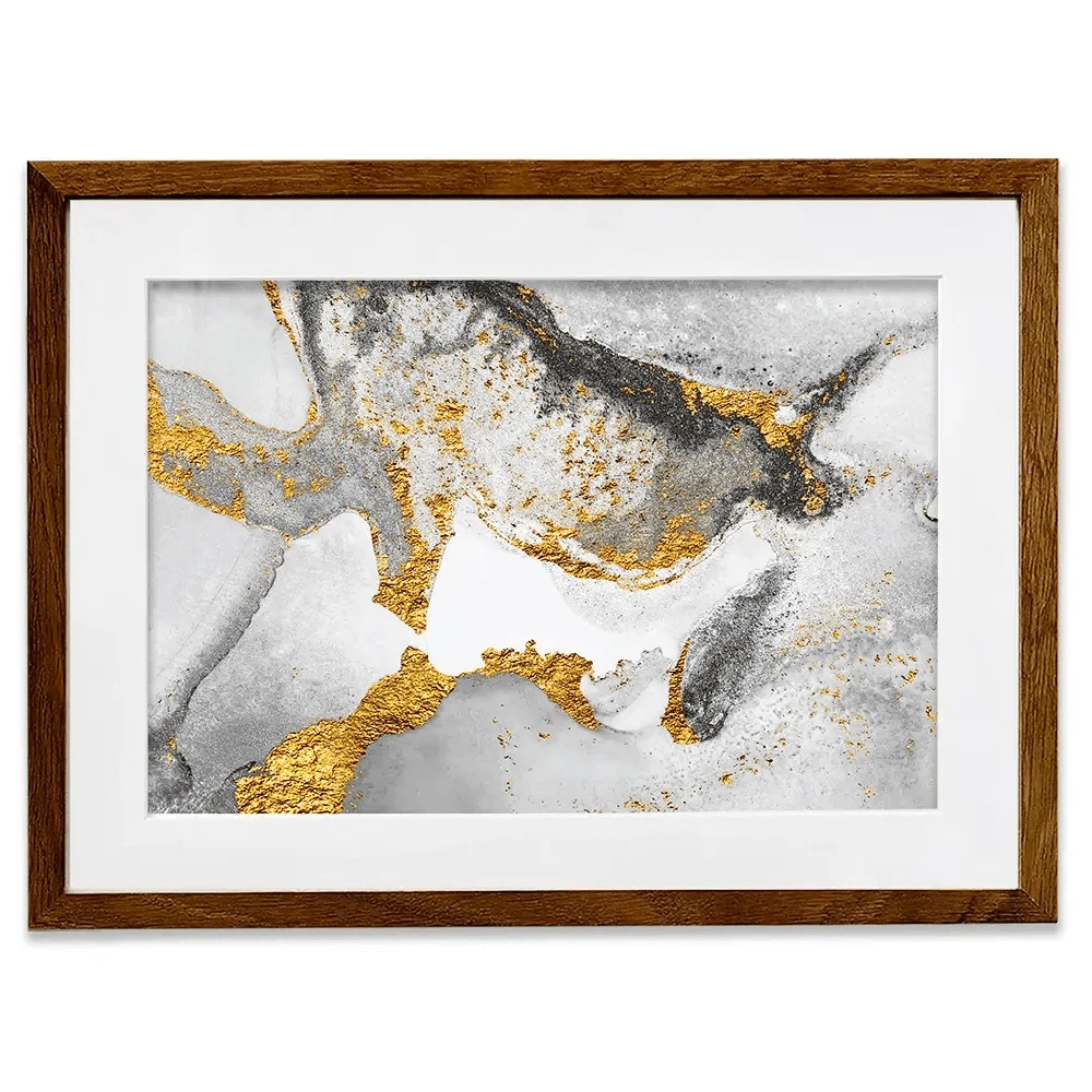 Grey And White Marble Framed Art Print Grey And White Marble Framed Art Print wall art product CARACOLLA / Shutterstock