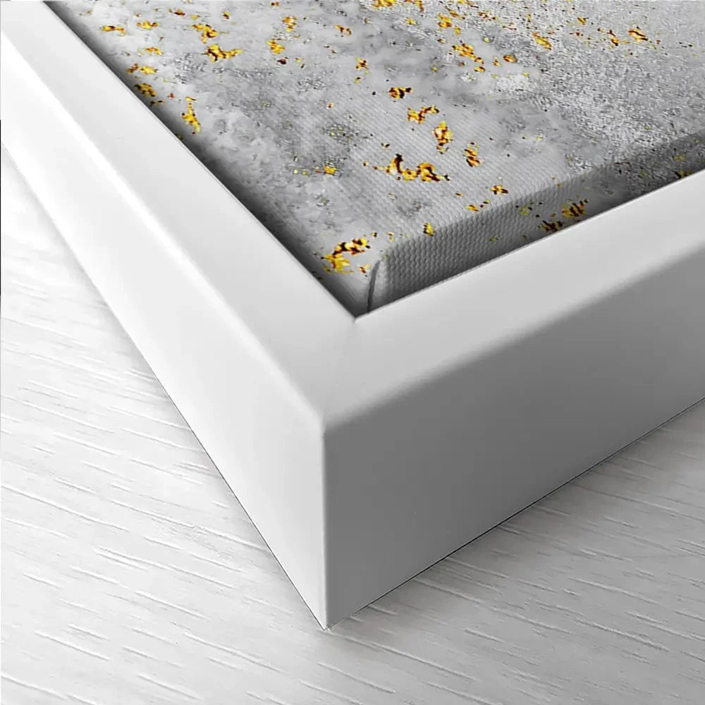 Grey And White Marble Trio Canvas Print Grey And White Marble Trio Canvas Print wall art product CARACOLLA / Shutterstock