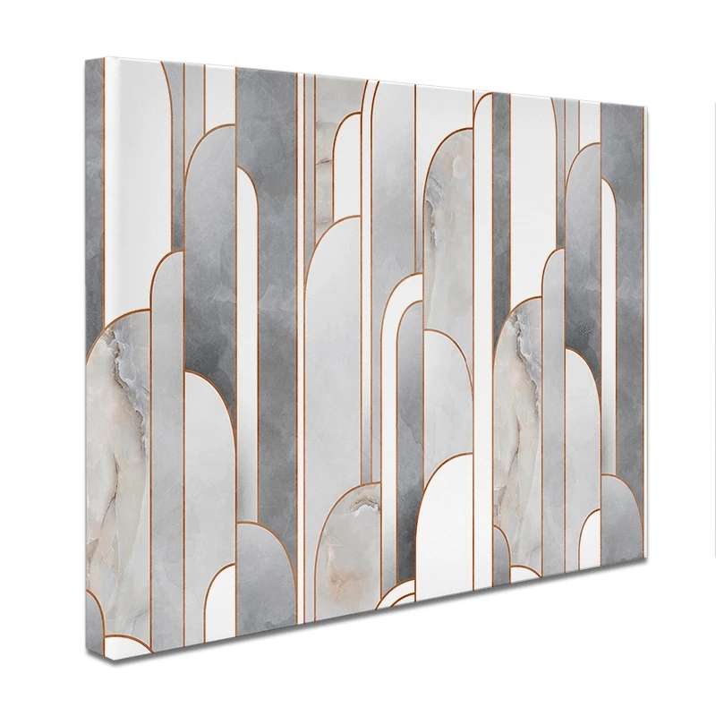 Grey Art Deco Canvas Print Grey Art Deco Canvas Print wall art product An Ya / Shutterstock