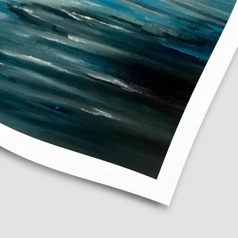 Grey Bay Art Print Grey Bay Art Print wall art product Violeta Allaberdieva