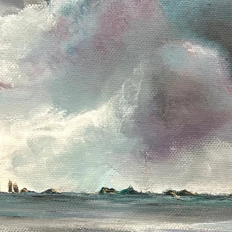 Grey Bay Canvas Print Grey Bay Canvas Print wall art product Violeta Allaberdieva