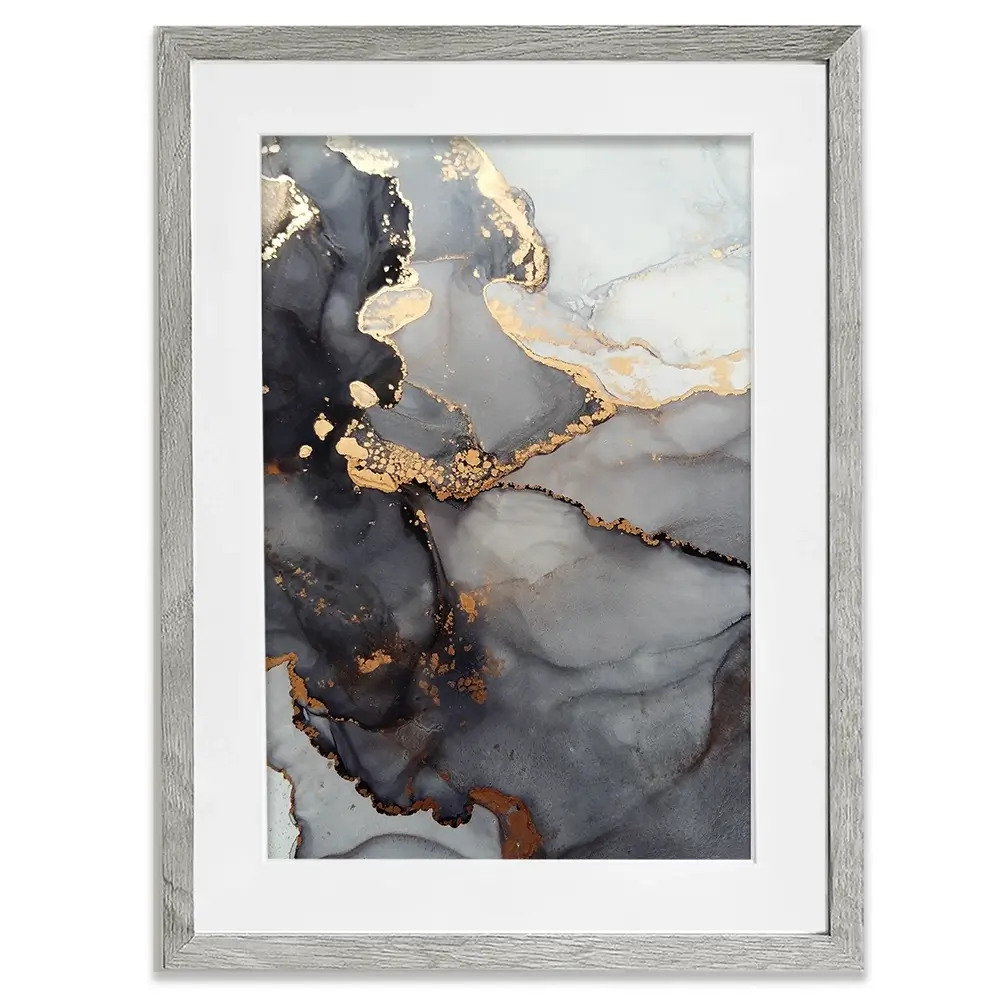 Grey Marble Tones Framed Art Print Grey Marble Tones Framed Art Print wall art product coldsun777 / Shutterstock
