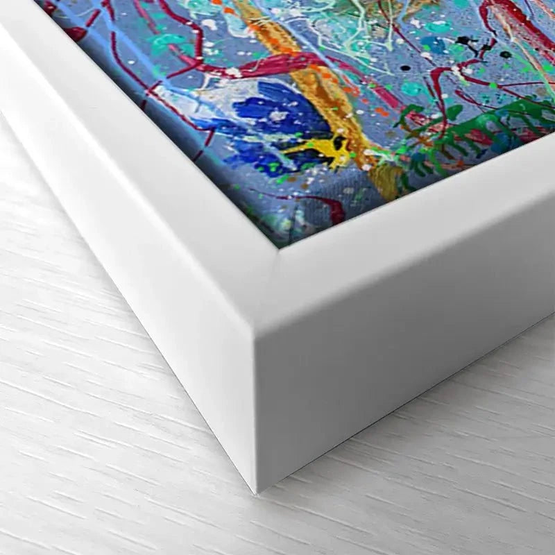 Growing In Blue Canvas Print Growing In Blue Canvas Print wall art product Studio Paint-Ing