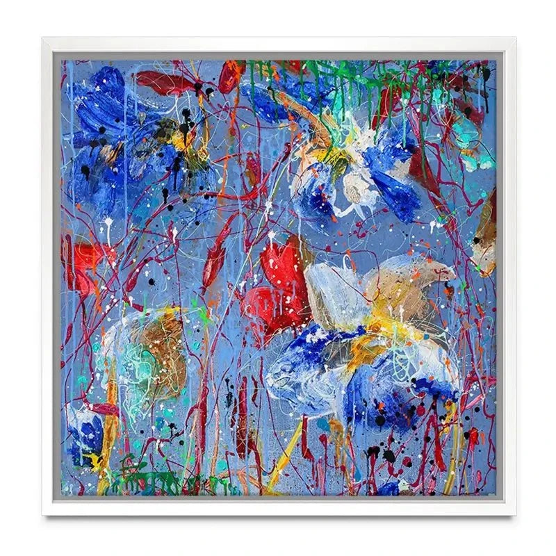 Growing In Blue Canvas Print Growing In Blue Canvas Print wall art product Studio Paint-Ing