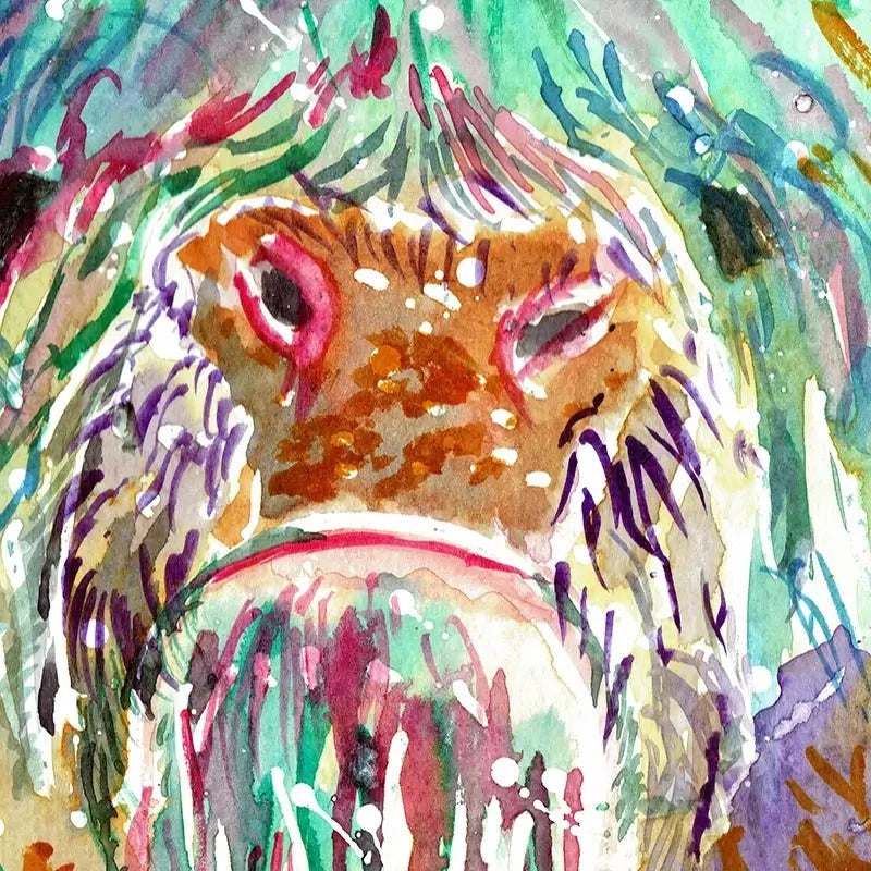Grumpy Cow Framed Art Print Grumpy Cow Framed Art Print wall art product Jamie Taylor
