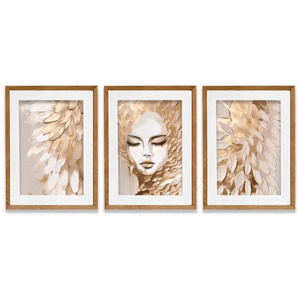 Halo Complement Framed Art Print Trio Halo Complement Framed Art Print Trio wall art product Isabella Karolewicz