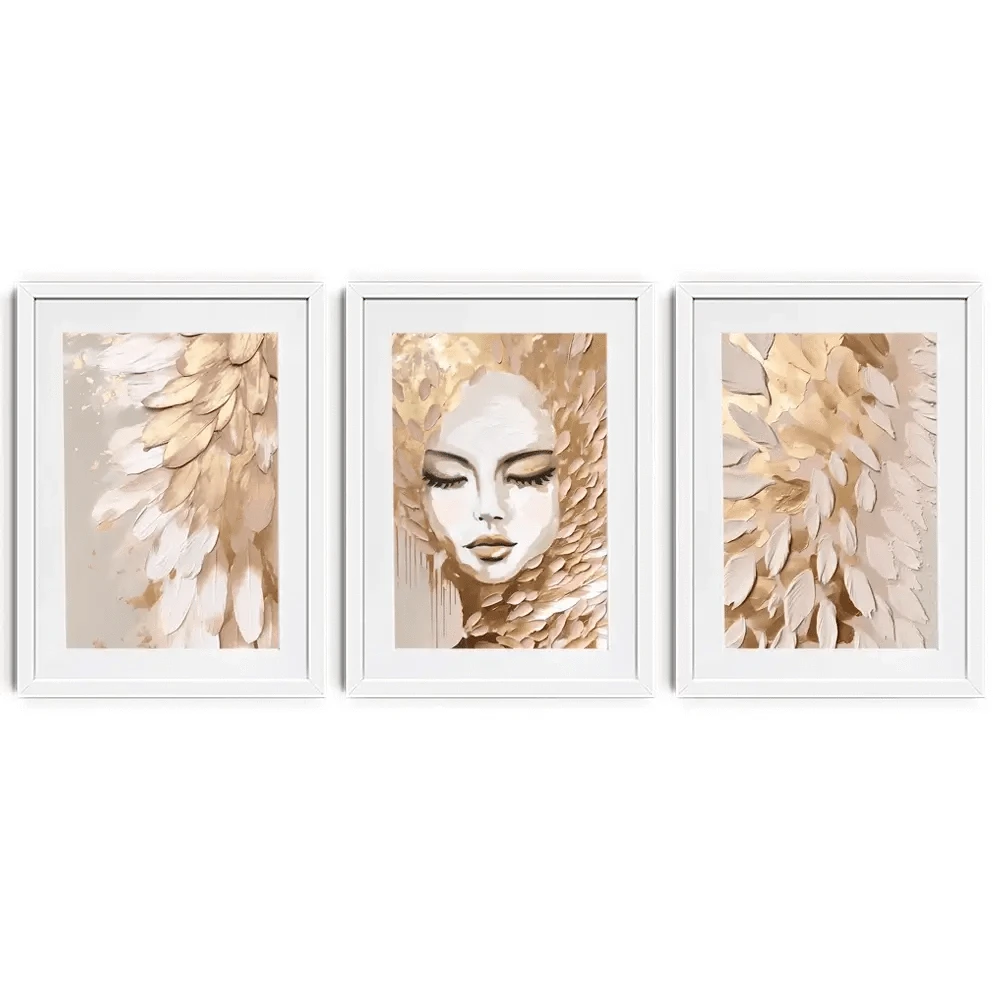 Halo Complement Framed Art Print Trio Halo Complement Framed Art Print Trio wall art product Isabella Karolewicz