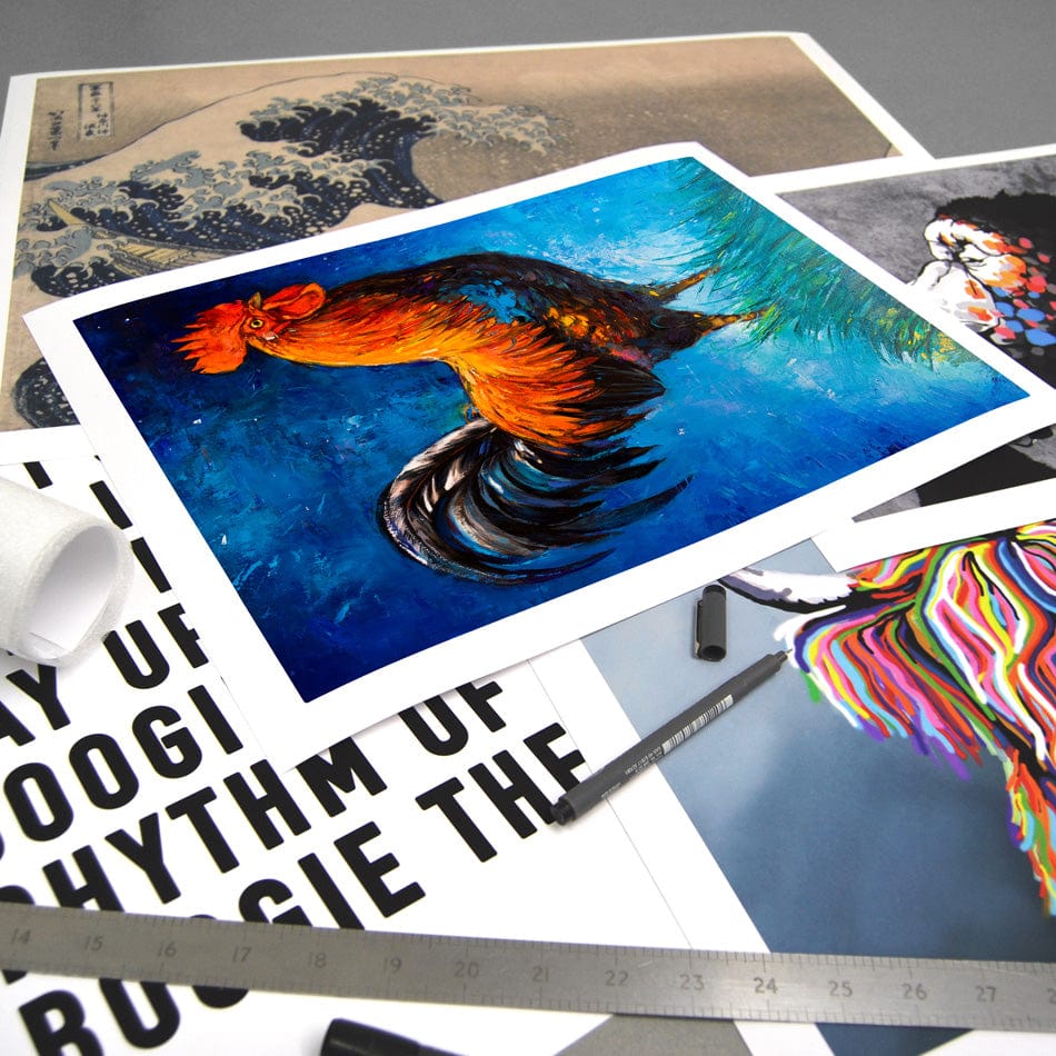 Handsome Rooster Art Print wall art product Ivailo Nikolov / Shutterstock