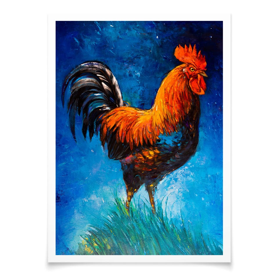 Handsome Rooster Art Print wall art product Ivailo Nikolov / Shutterstock