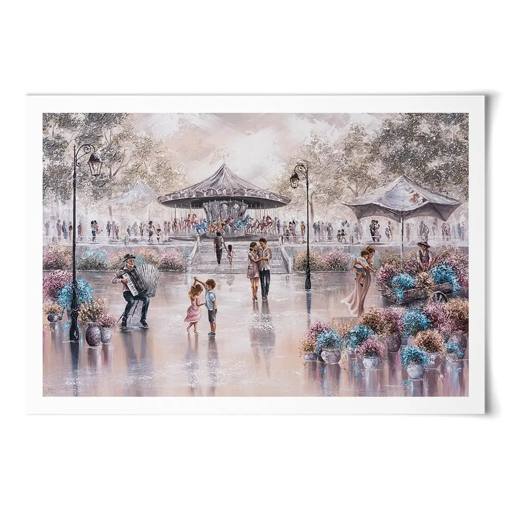 Happiness Everywhere Art Print Happiness Everywhere Art Print wall art product Isabella Karolewicz