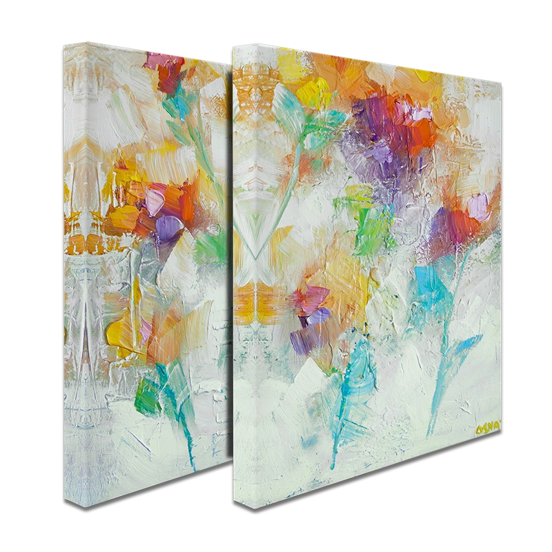 Happiness Is A Butterfly Duo Canvas Print Happiness Is A Butterfly Duo Canvas Print wall art product Osnat Tzadok