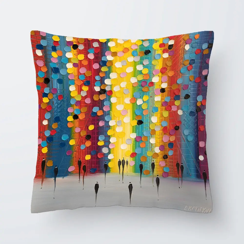 Happy Afternoon Cushion Happy Afternoon Cushion wall art product Ekaterina Ermilkina
