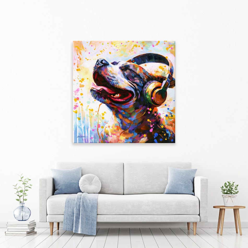 Happy Beats Canvas Print wall art product Ashvin Harrison