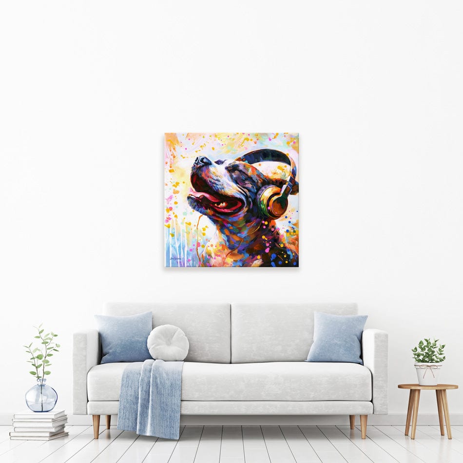 Happy Beats Canvas Print wall art product Ashvin Harrison