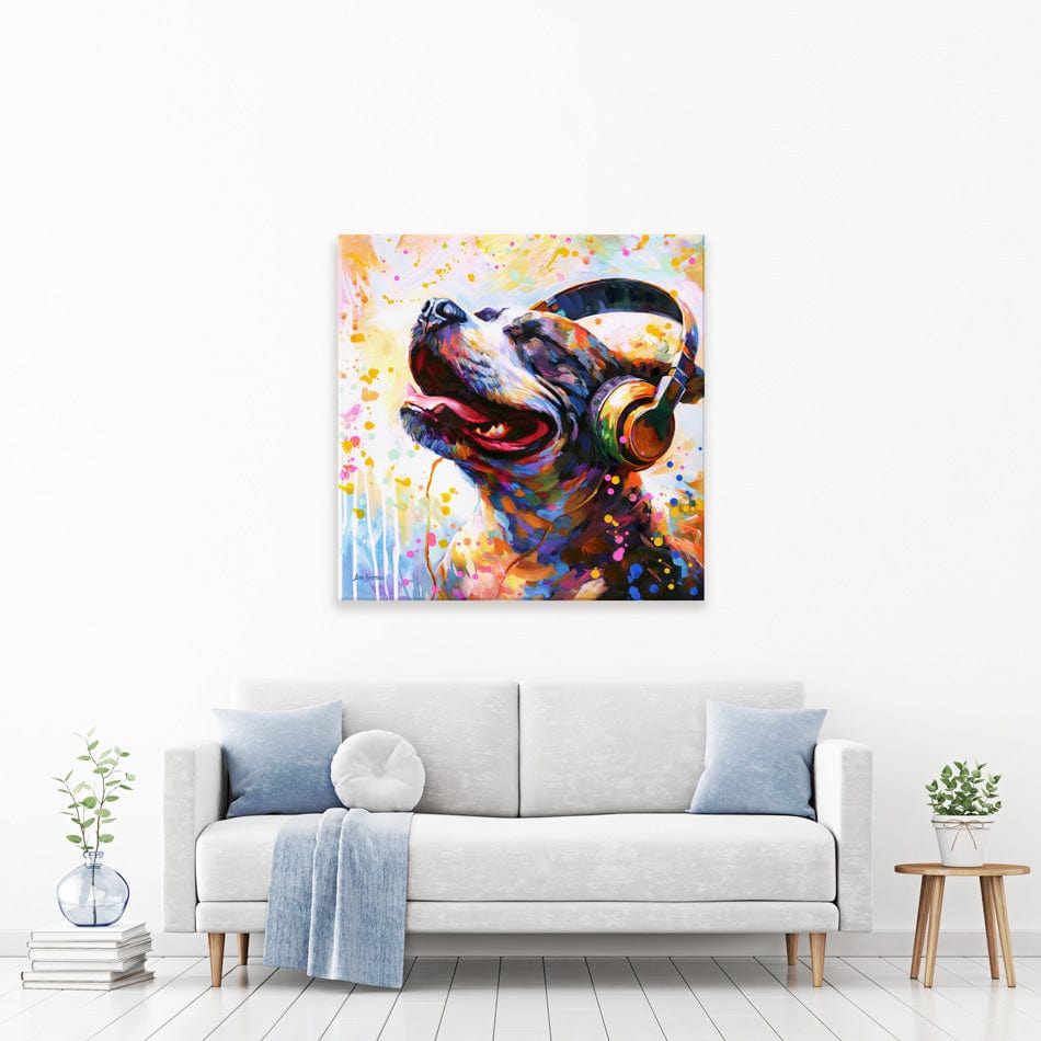 Happy Beats Canvas Print wall art product Ashvin Harrison