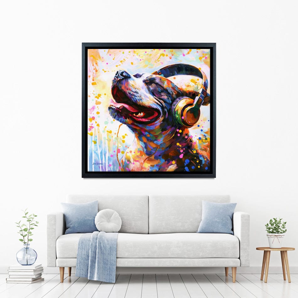 Happy Beats Canvas Print wall art product Ashvin Harrison