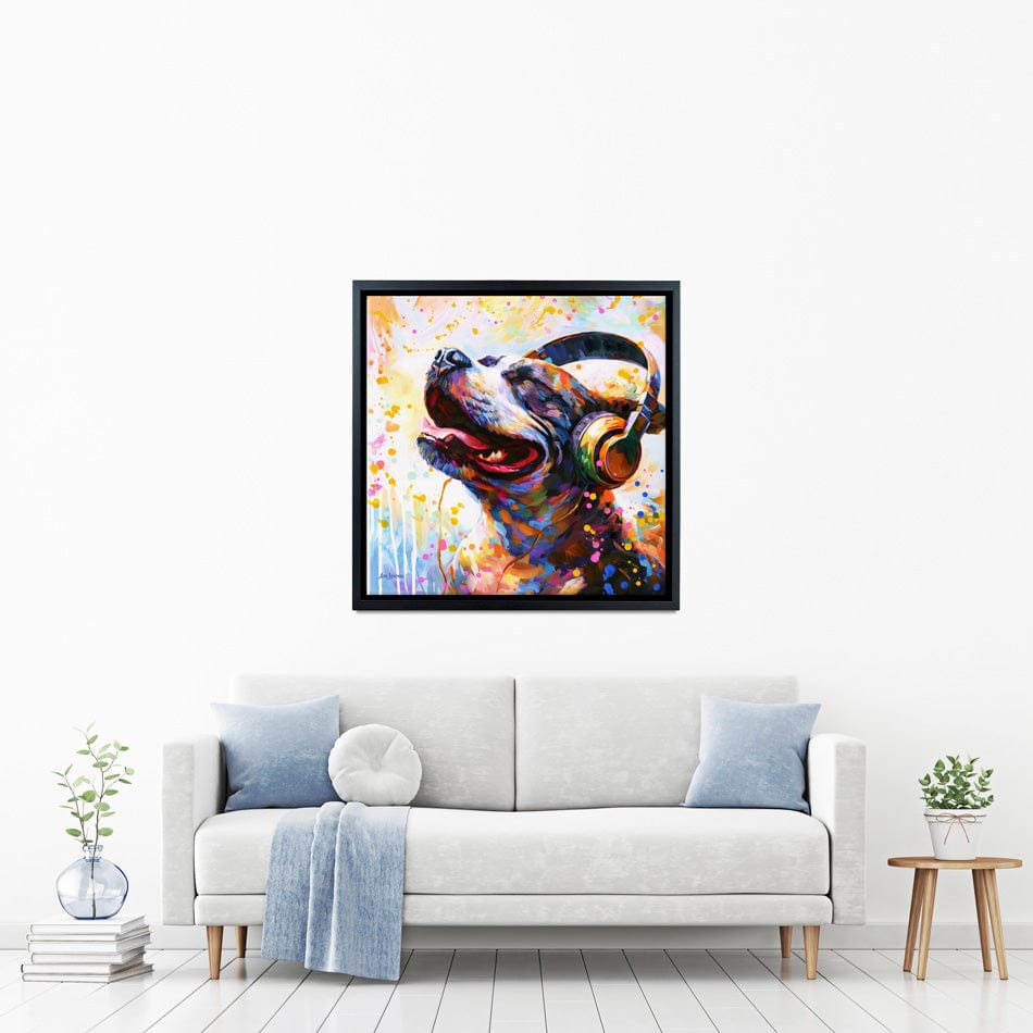 Happy Beats Canvas Print wall art product Ashvin Harrison